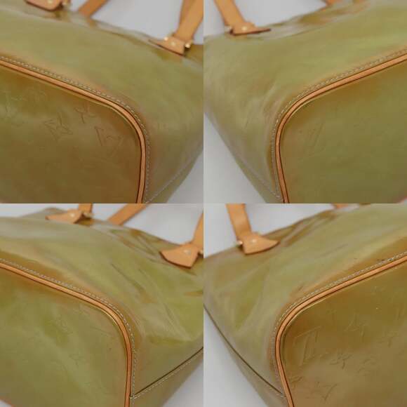 LOUIS VUITTON Monogram Vernis Houston Hand Bag Baby Blue M91005 - Picture 10 of 12